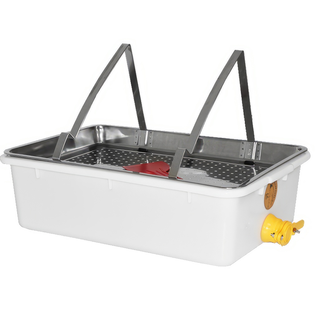 Vassoio per disopercolatura - acciaio inox - Mellarius