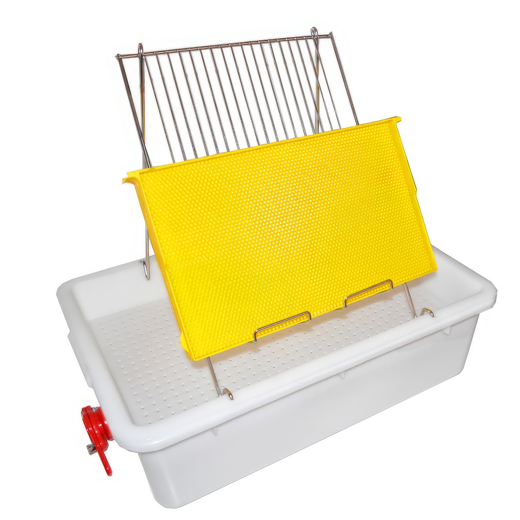 Vassoio per disopercolatura Mellarius - 1 telaio - vasca in plastica - acciaio inox