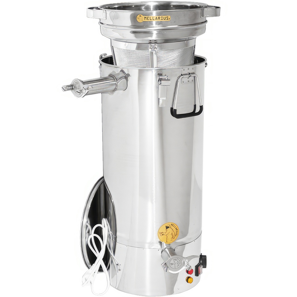 Maturatore e decantatore Mellarius MaxiLine 50 kg con elemento riscaldante integrato