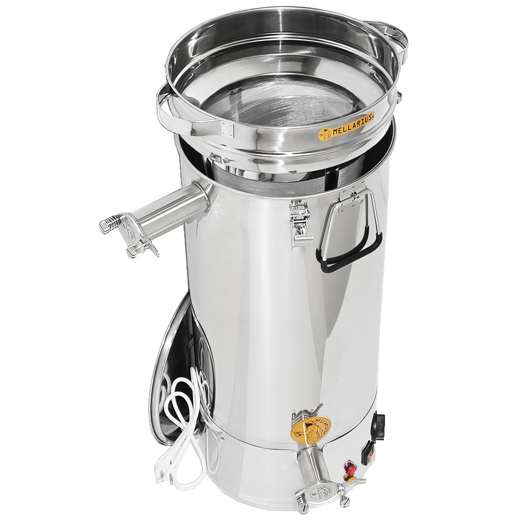 Maturatore e decantatore Mellarius MaxiLine 50 kg con elemento riscaldante integrato
