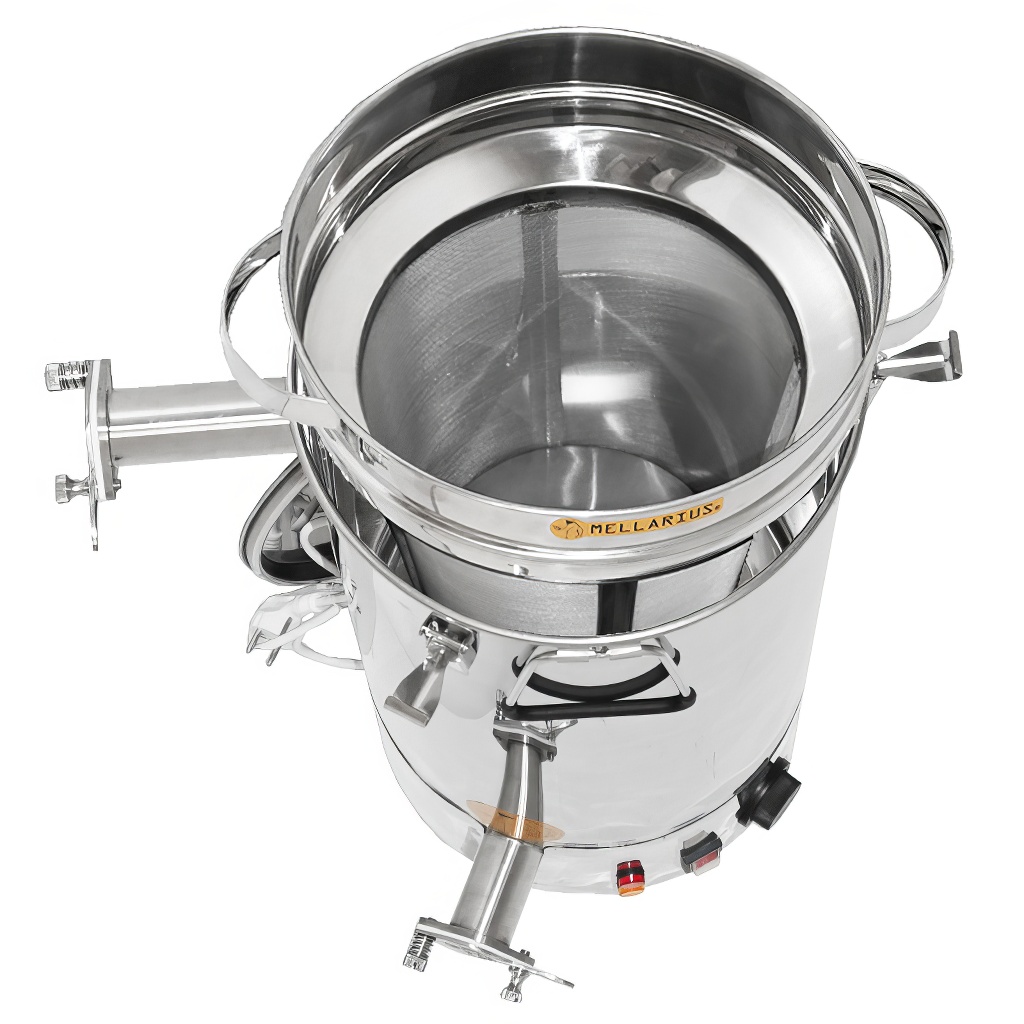 Maturatore e decantatore Mellarius MaxiLine 50 kg con elemento riscaldante integrato