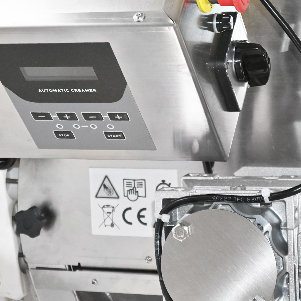 Macchina per la cremificazione con riscaldamento Mellarius MaxiLine 230 V capacità 100 kg - automatica