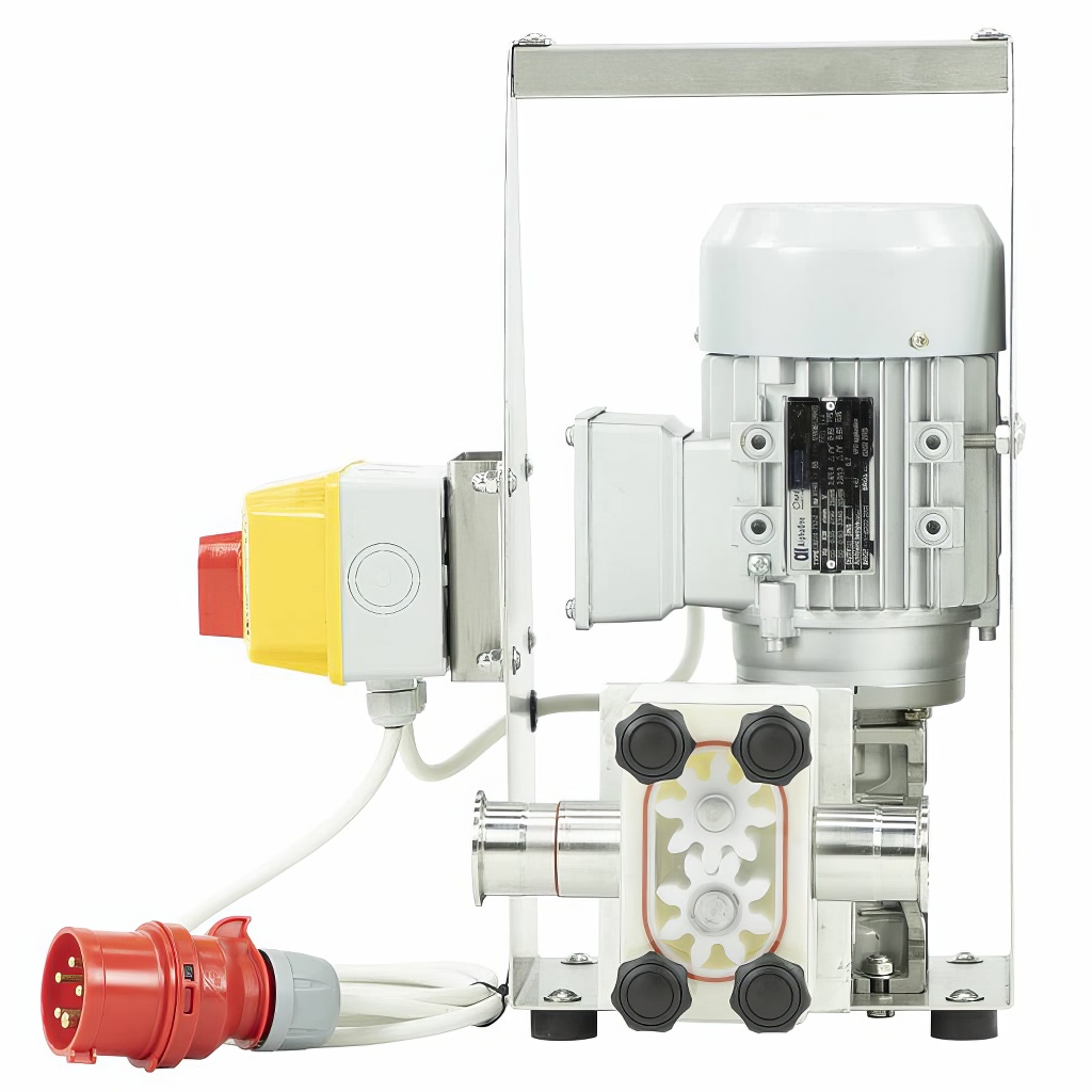 Pompa per miele con funzione di cremazione, 0,55 kW, 400 V, modulo a ingranaggi, versione stazionaria