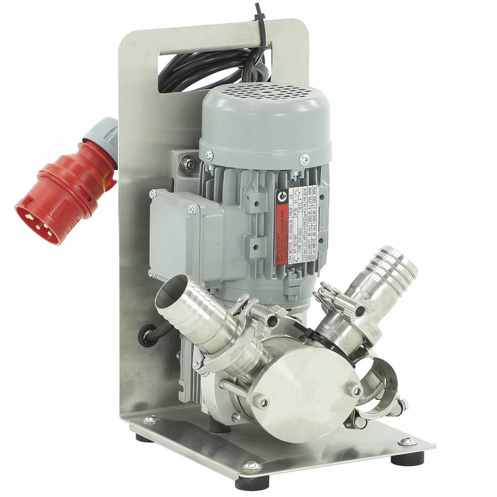 Pompa per miele con funzione di cremazione, 400V, 0,37 kW, versione stazionaria