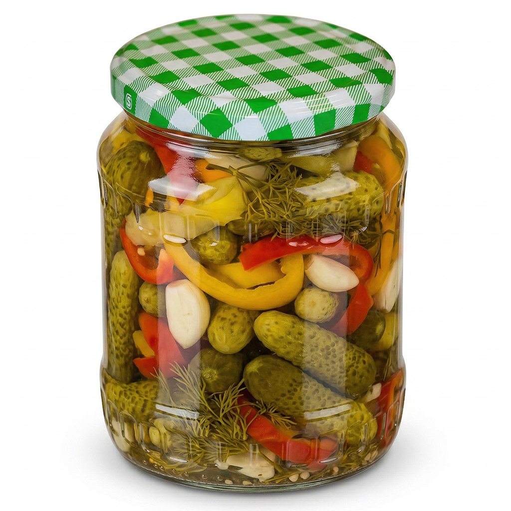 Coperchio per barattolo TO 82 - Karo verde