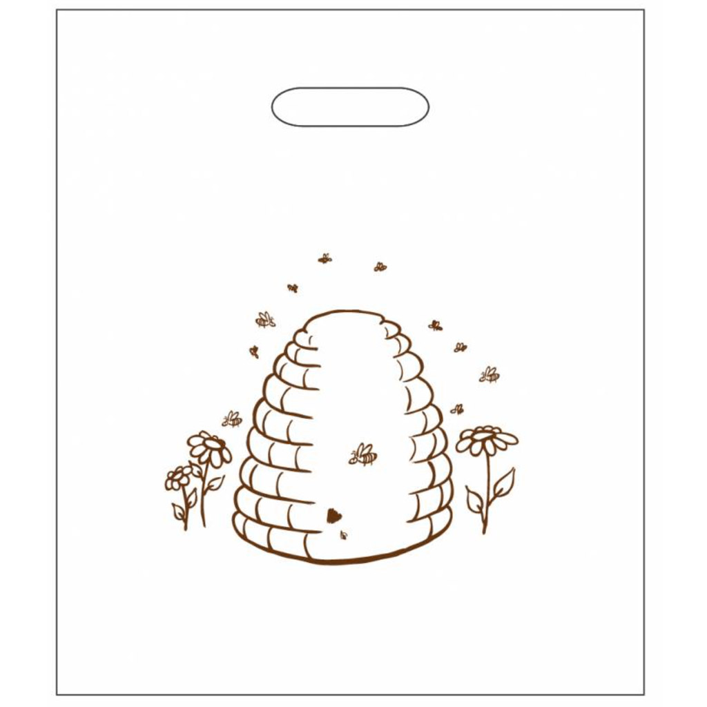 Sacchetti di plastica con arnia 30×35 cm - 50 pezzi