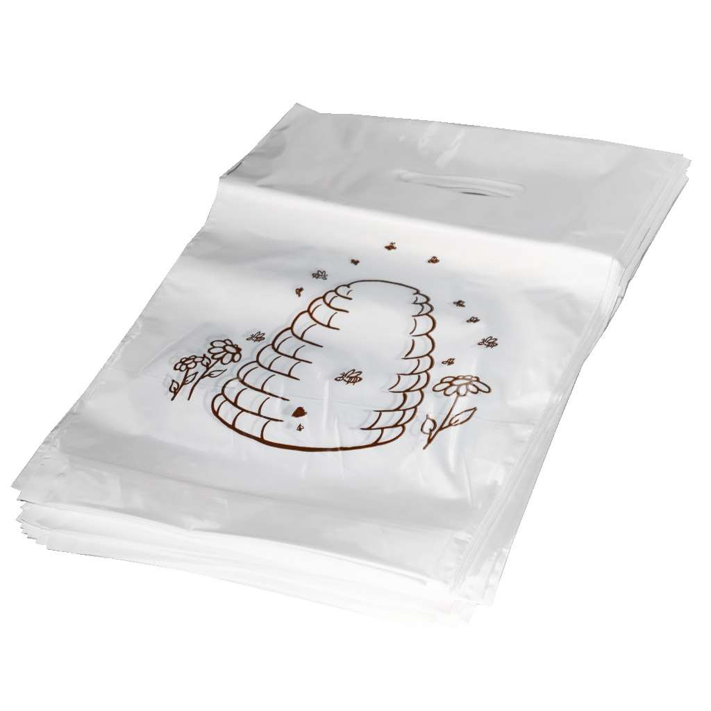 Sacchetti di polietilene con arnia 25×35 cm - 50 pz