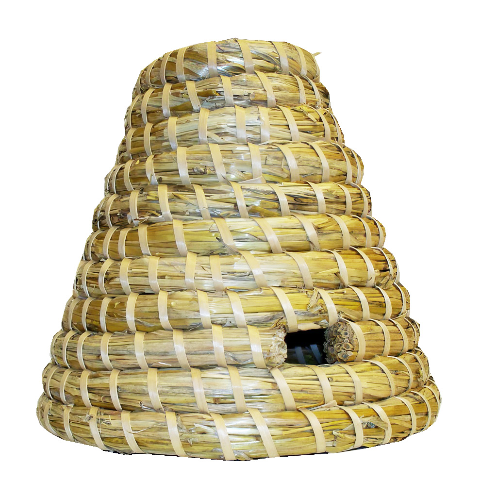 Piccola arnia di paglia
