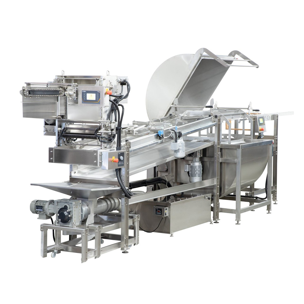 Linea di disopercolatura, macchina disopercolatrice PREMIUM 40 telai, estrattore 100 kg