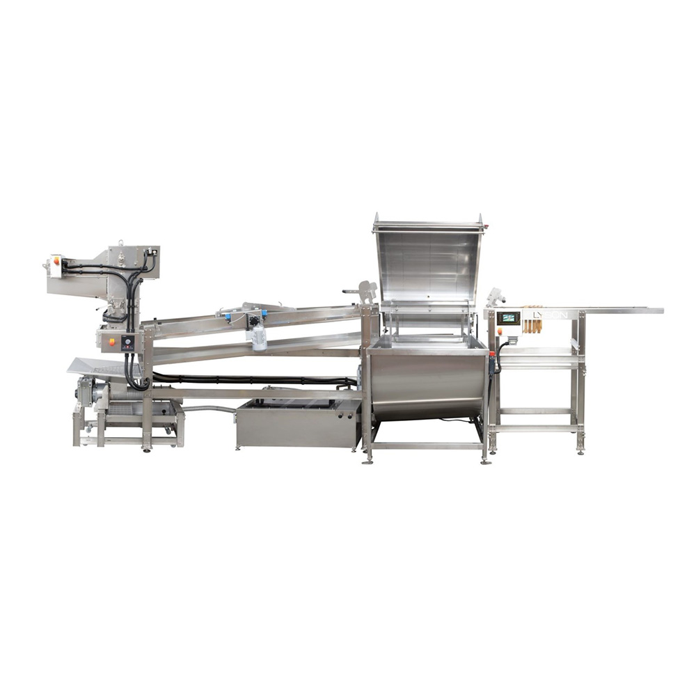 Linea di disopercolatura, macchina disopercolatrice PREMIUM 40 telai, estrattore 100 kg