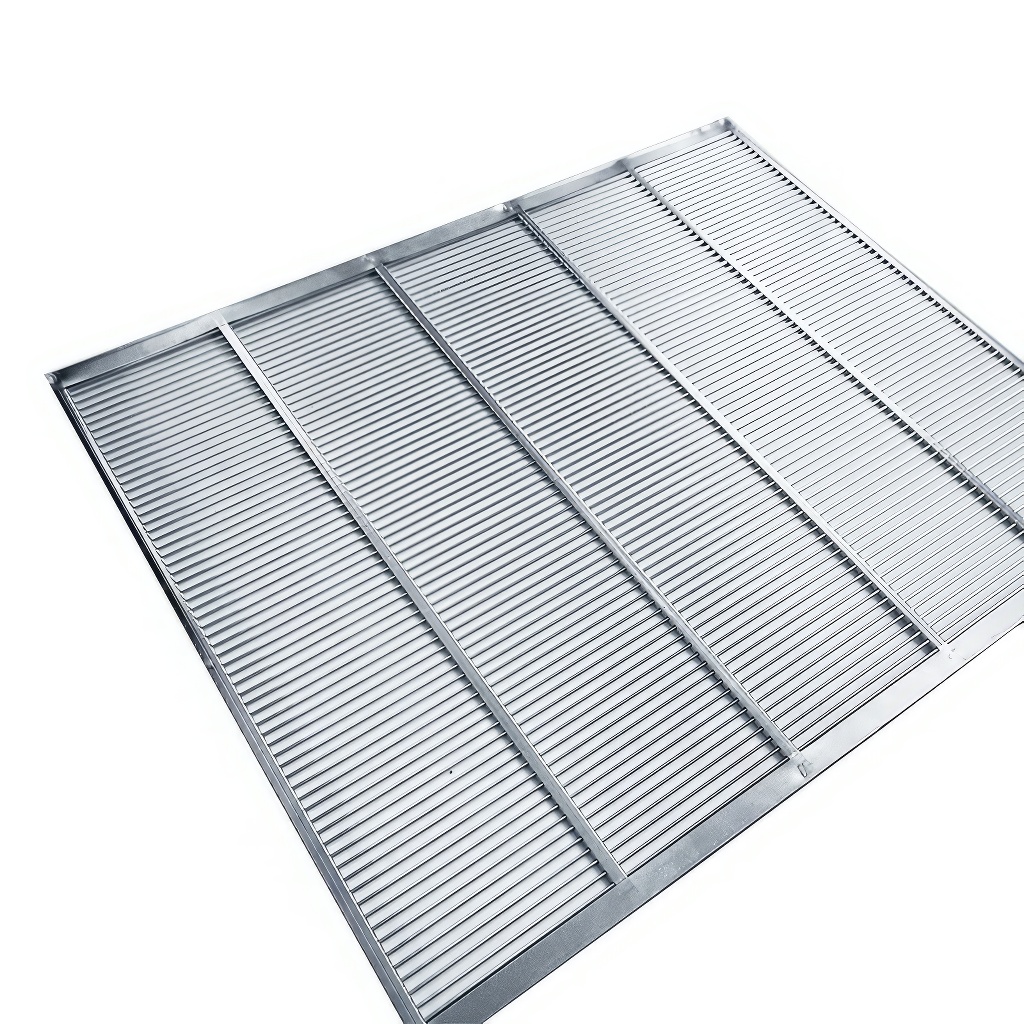 Griglia escludi regina in acciaio inox 377x420 mm DE