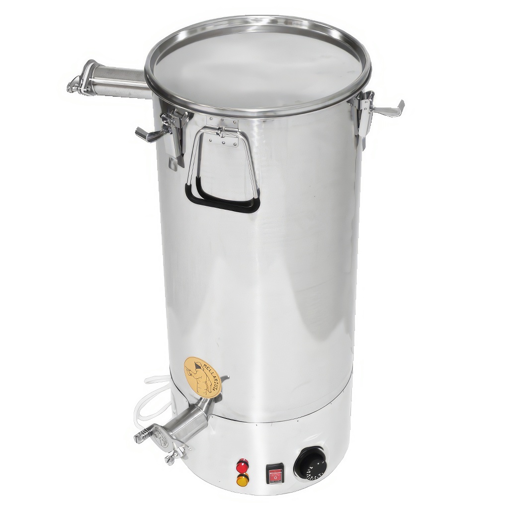 Maturatore e decantatore Mellarius MaxiLine 50 kg con elemento riscaldante integrato