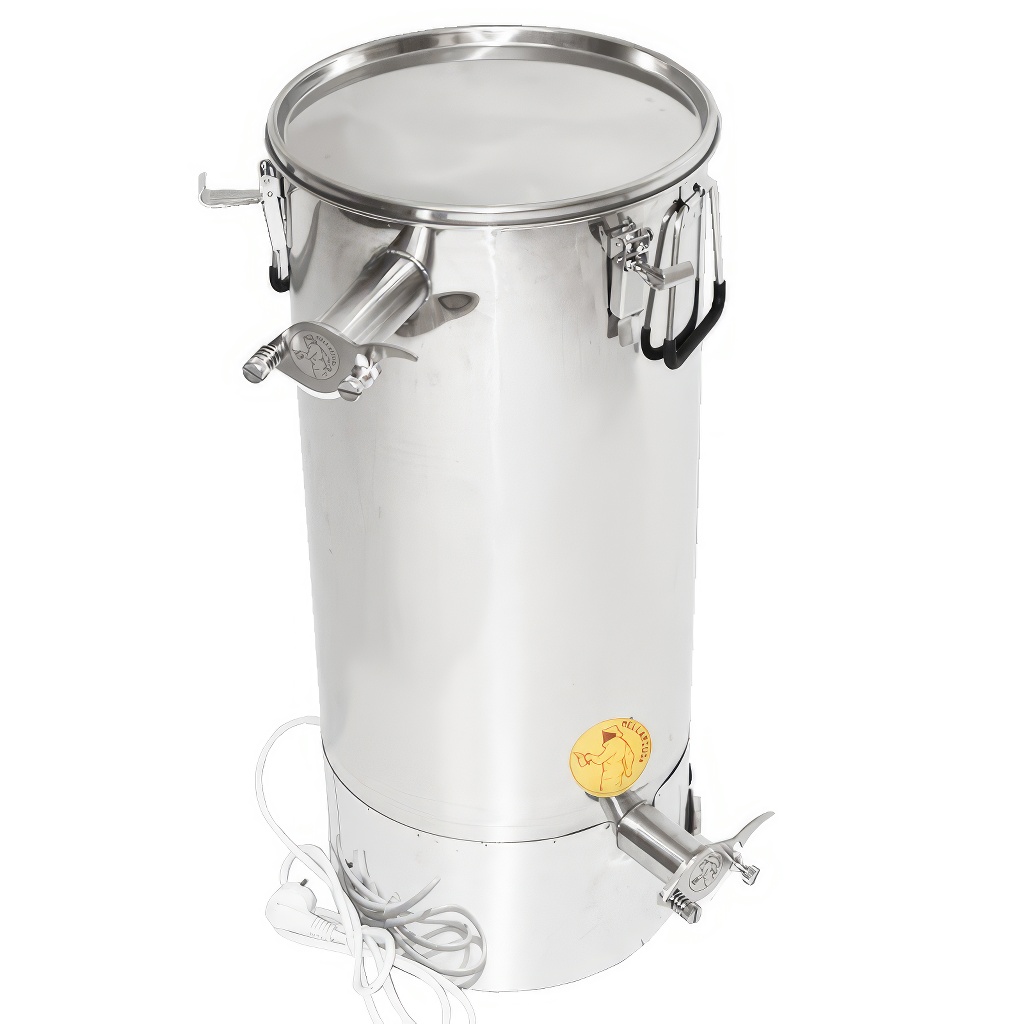 Maturatore e decantatore Mellarius MaxiLine 50 kg con elemento riscaldante integrato