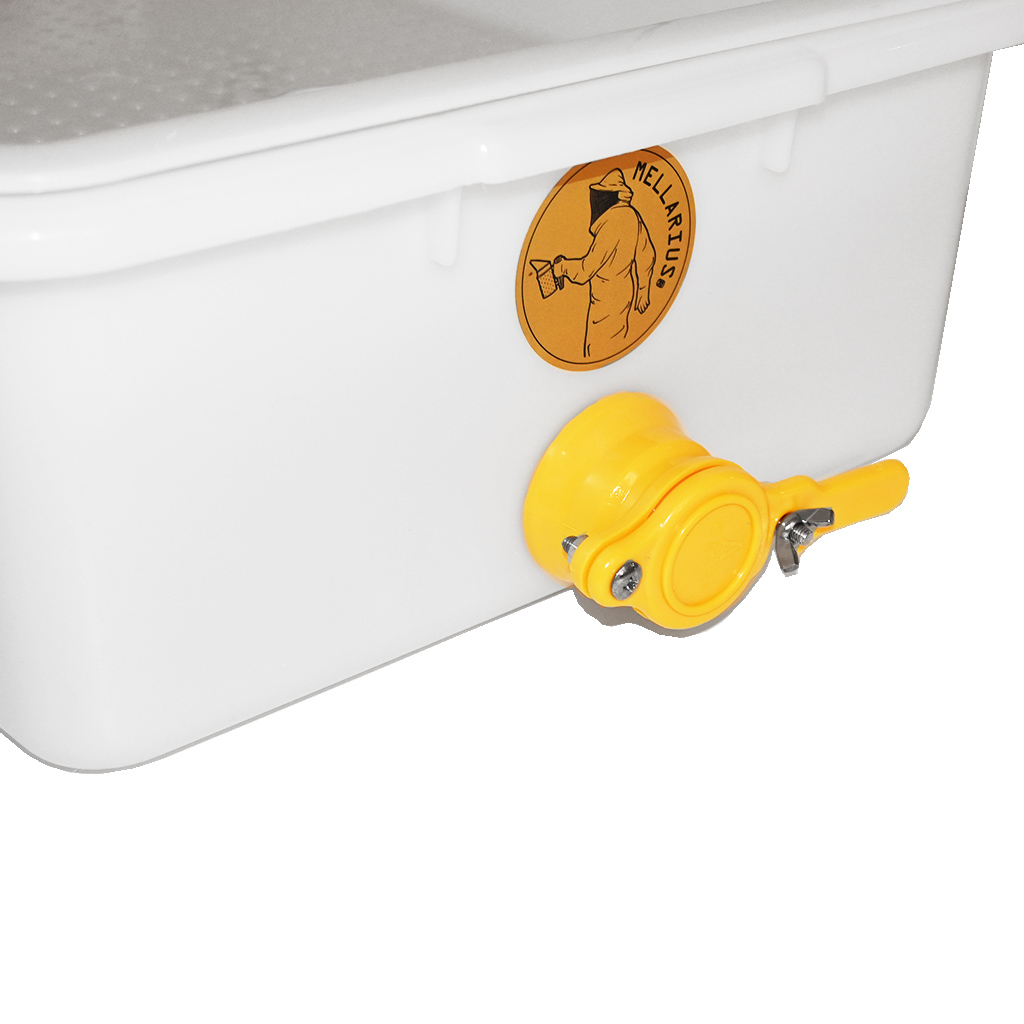 Vassoio per disopercolatura Mellarius - 1 telaio - vasca in plastica - acciaio inox