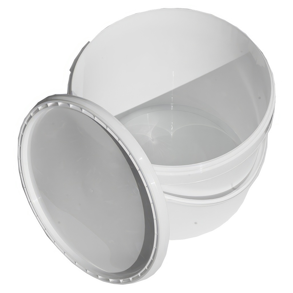 Secchiello per miele in plastica 15 kg bianco