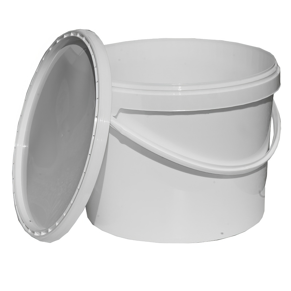 Secchiello per miele in plastica 15 kg bianco