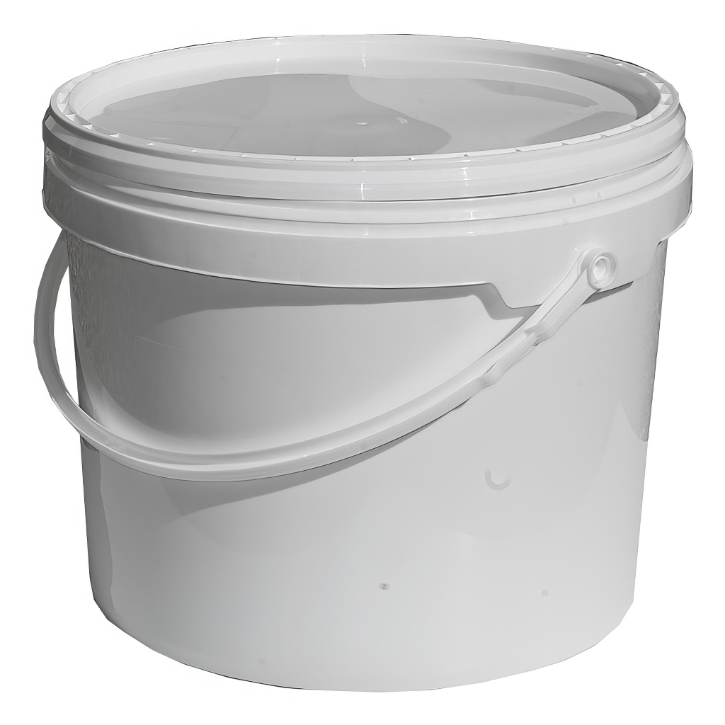 Secchiello per miele in plastica 15 kg bianco