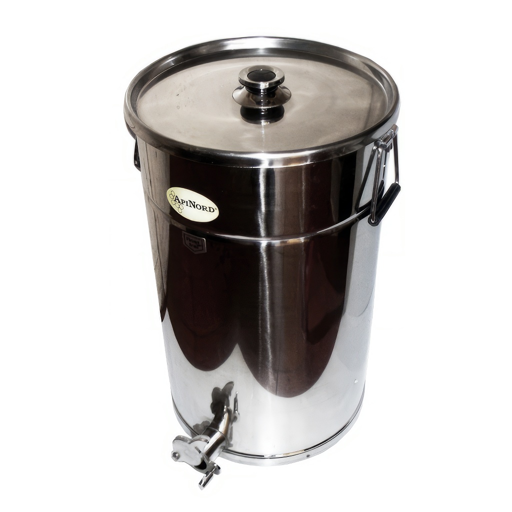 Serbatoio di smielatura con valvola di scarico in acciaio inox - 50 kg