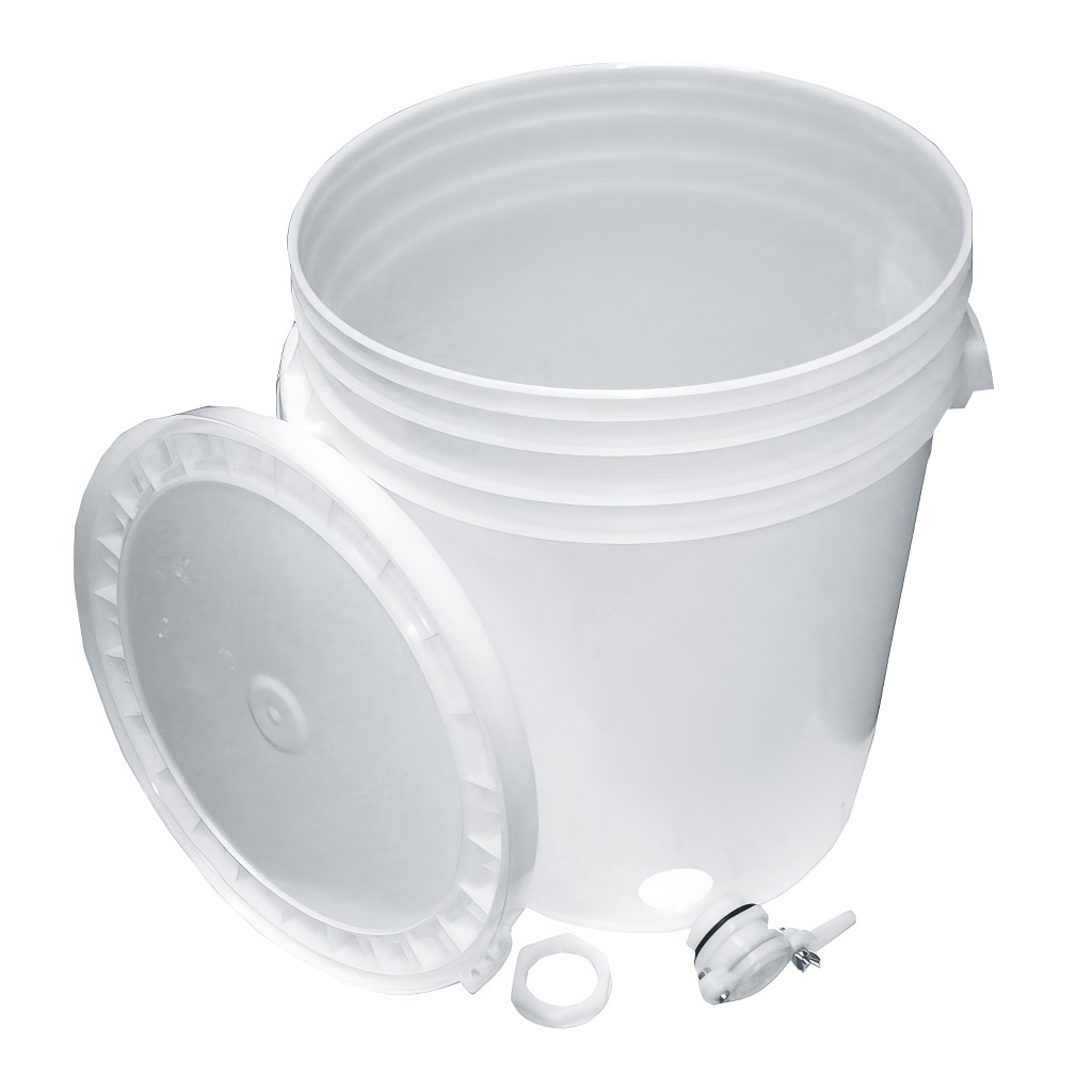 Contenitore per smielatura in plastica 35 - 40 kg bianco