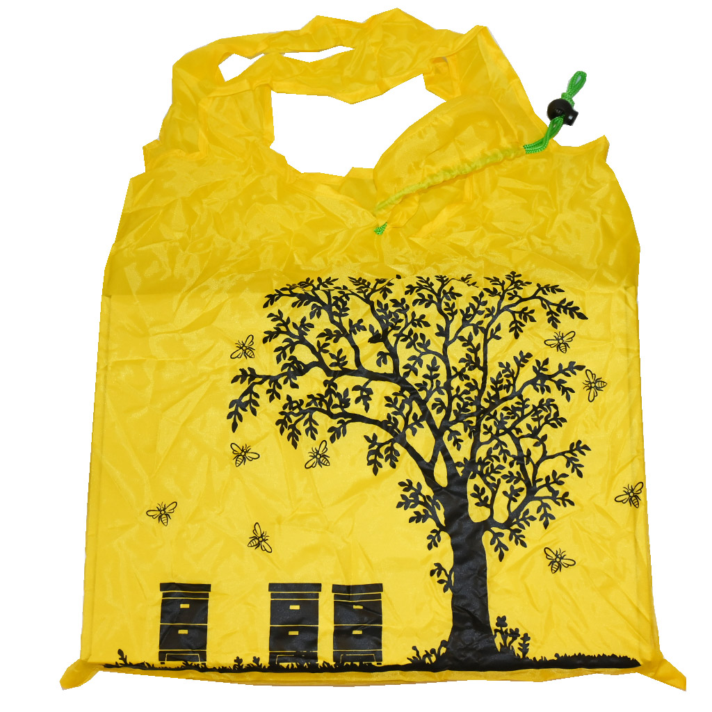 Borsa per la spesa con motivo di alveari