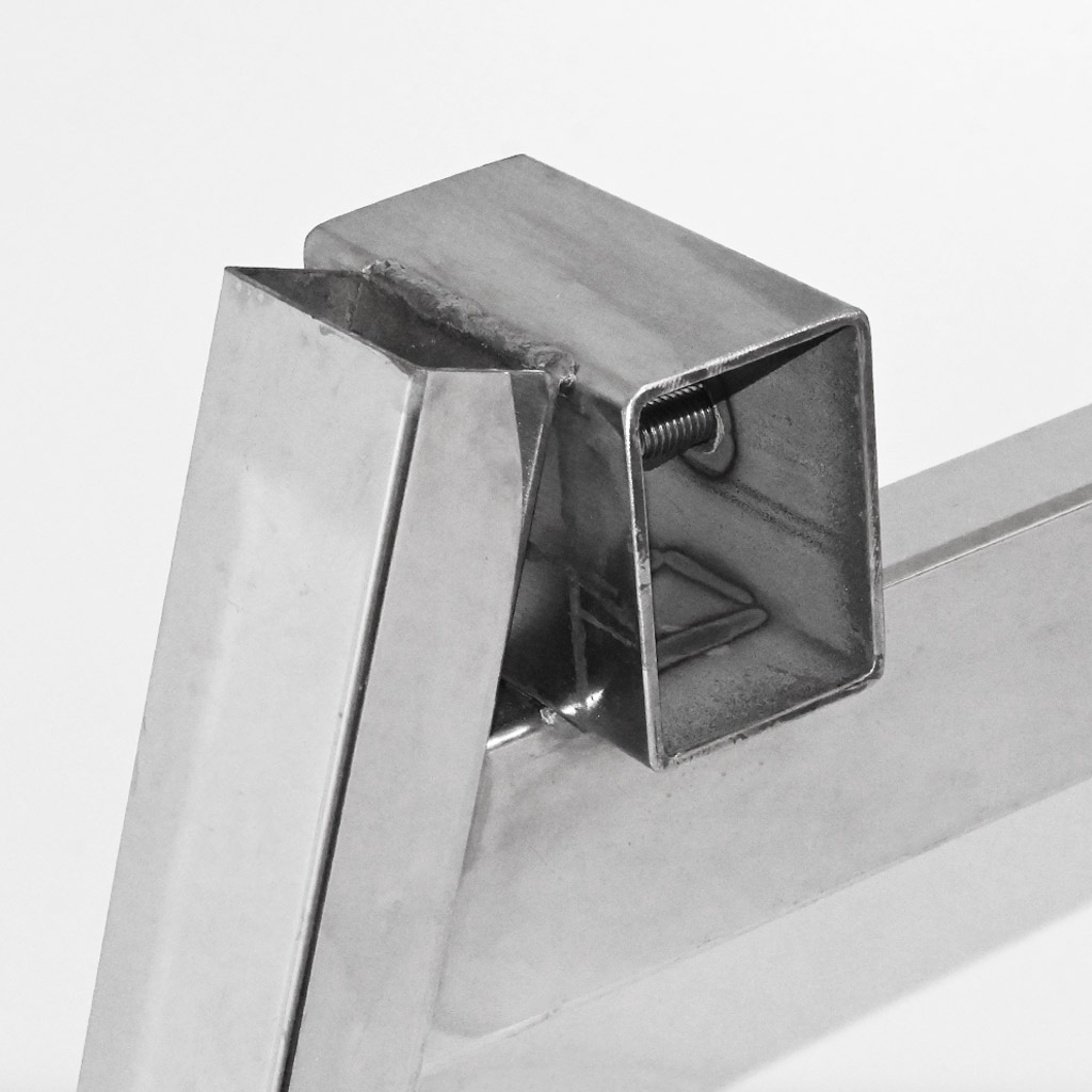Supporto in acciaio inox per arnie 23,5 - 56,5 cm - 1 pezzo