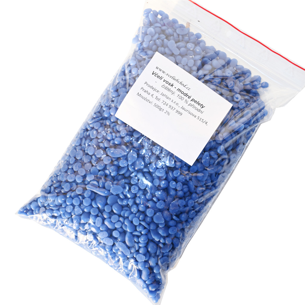 Cera d'api - pellet blu - 500 g