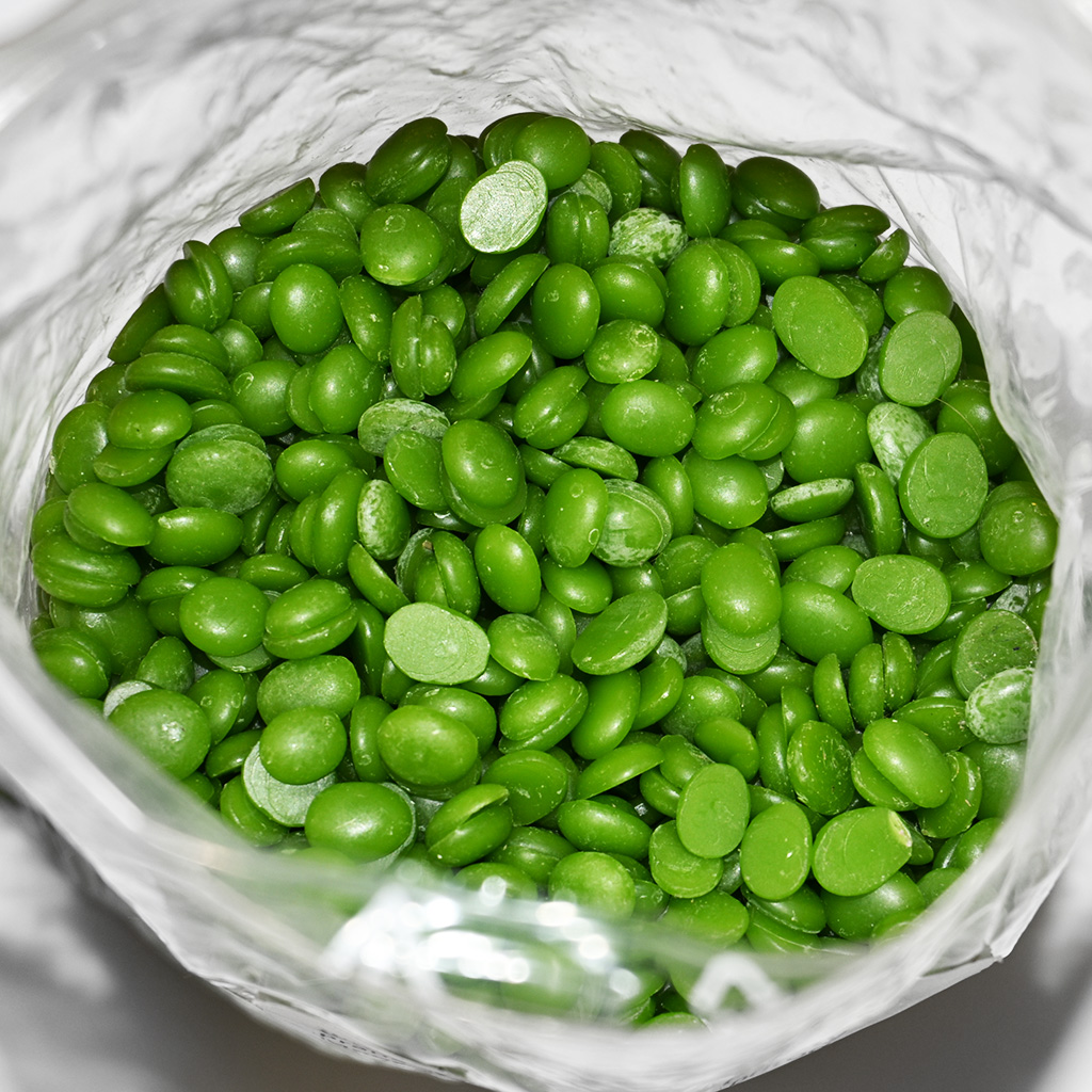 Cera d'api - pellet verdi - 500 g