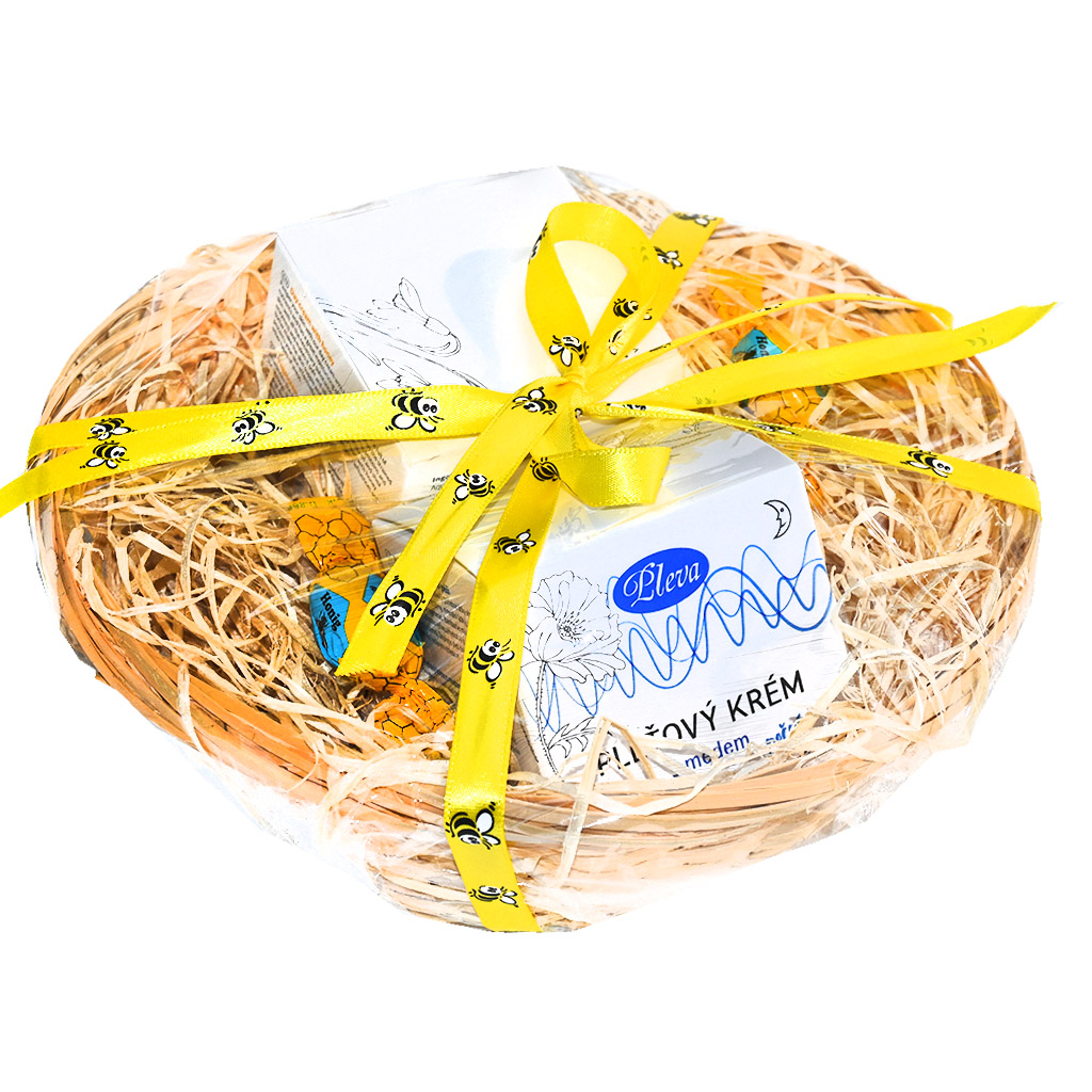 Cestino regalo Pleva con creme per il viso