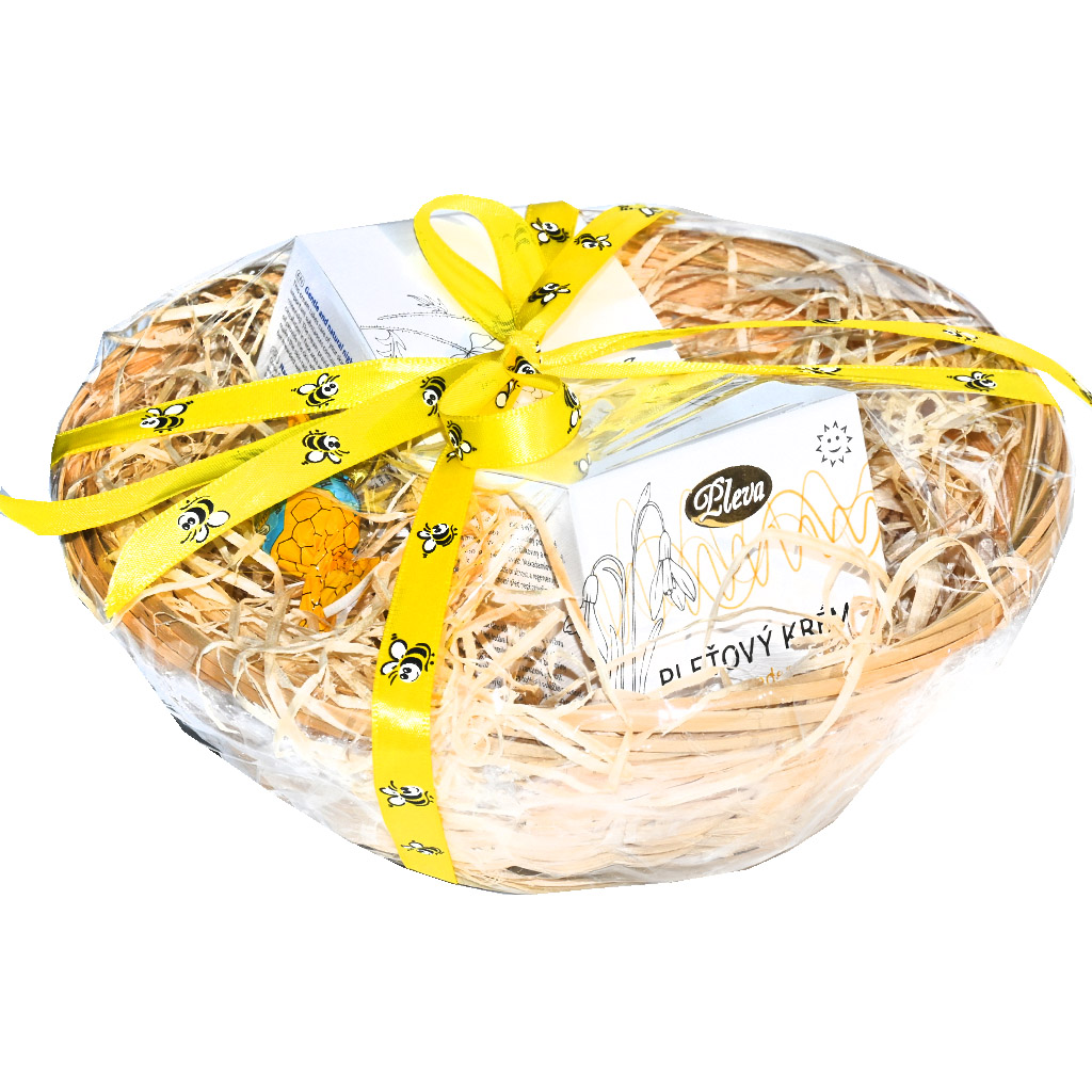 Cestino regalo Pleva con creme per il viso