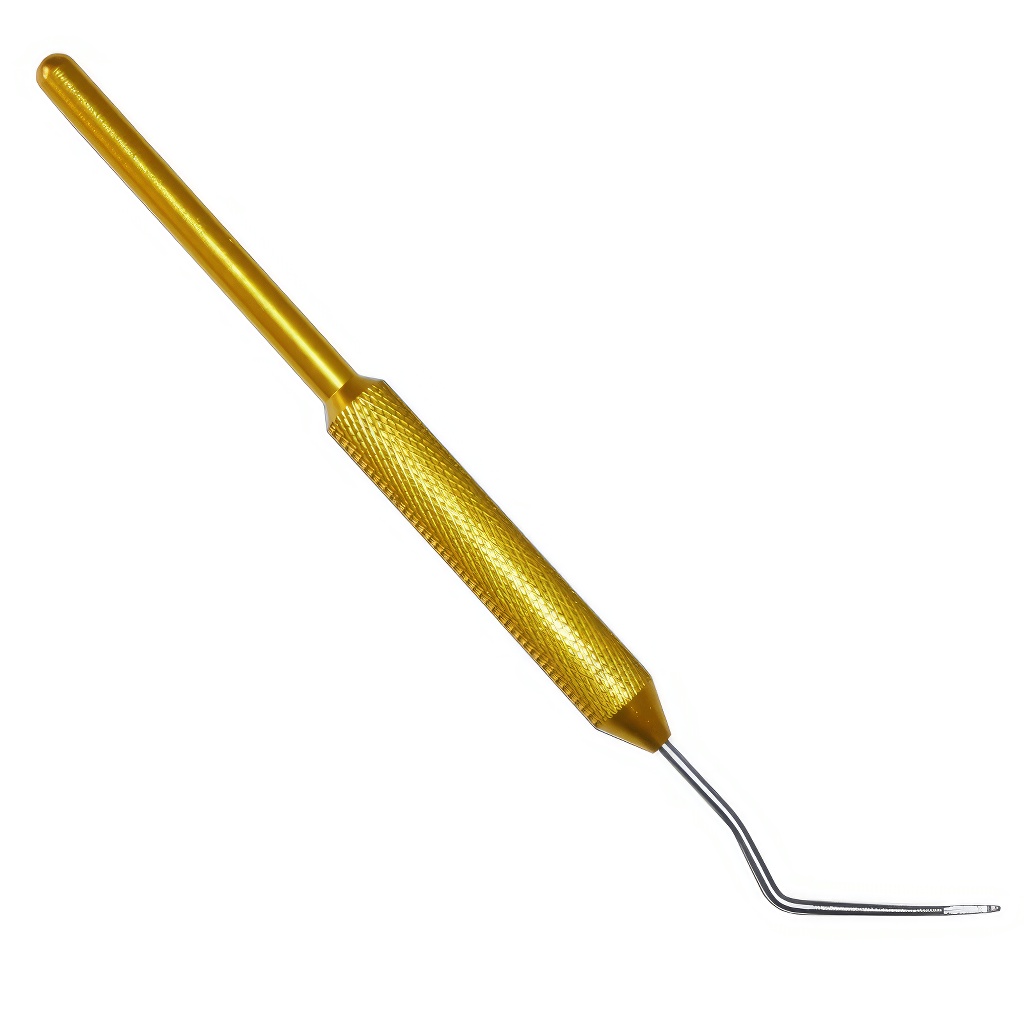 Spatolina per traslarvo professionale - metallo - gialla