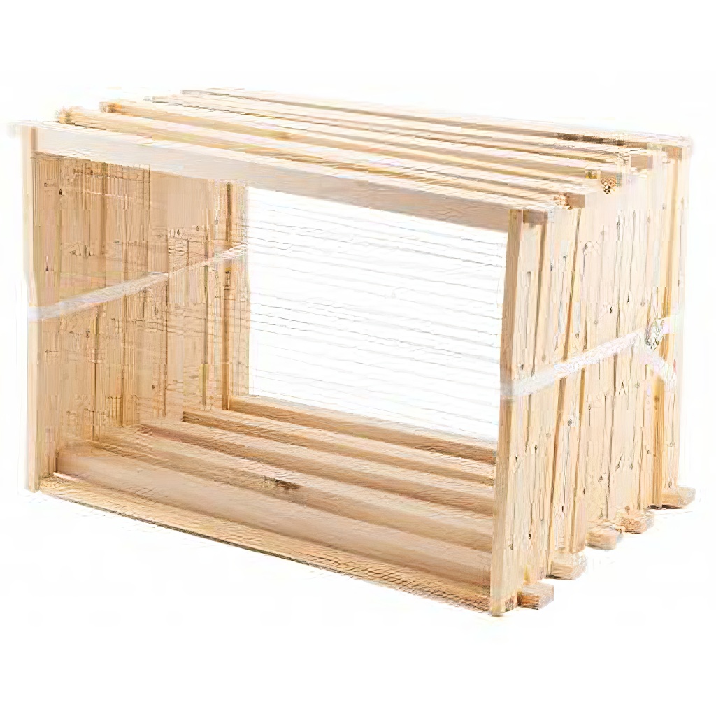 Telaio Dadant Blatt hoffman (10 pz) assemblato, infilato