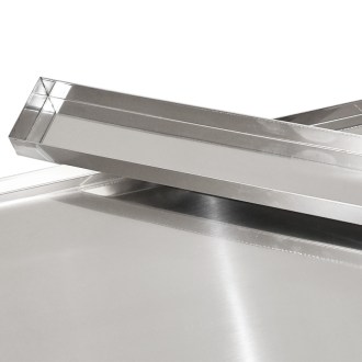 Vassoi per fonditore solare con setaccio - acciaio inox