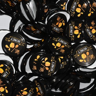 Coperchio per barattolo TO 82 - Honey - nero - 700 pezzi - scatola intera - HO12