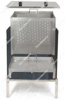 Fonditore di cera in acciaio inox con generatore di vapore 62 x 62 cm