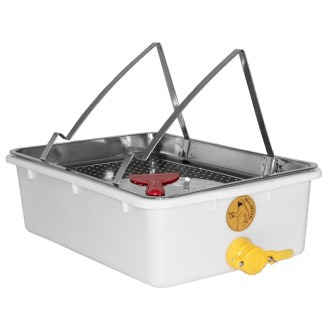 Vassoio per disopercolatura - acciaio inox - Mellarius