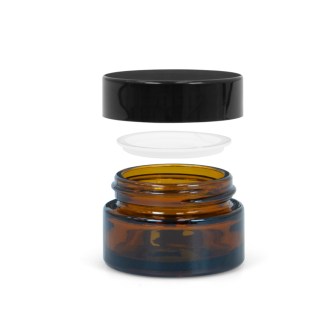 Bicchierino di vetro ambrato 20 ml
