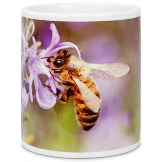Tazza ApiSina ape e fiore viola