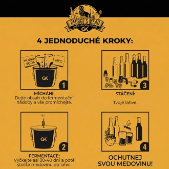 Set per la produzione di idromele casalingo – George's Mead (5 litri)