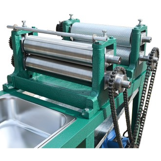 Pressa elettrica per fogli cerei a due rulli