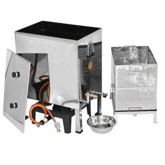 Fonditore di cera Mellarius con fornello a gas 62 x 42 cm