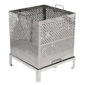 Fonditore di cera in acciaio inox 50 x 50 cm