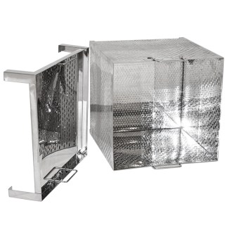 Fonditore di cera in acciaio inox 50 x 50 cm