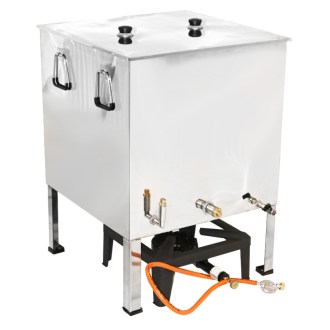 Fonditore di cera Mellarius con fornello a gas 62 x 62 cm