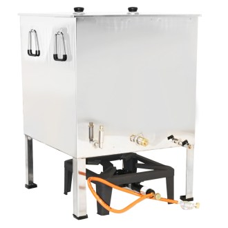 Fonditore di cera Mellarius con fornello a gas 62 x 62 cm