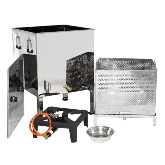 Fonditore di cera Mellarius con fornello a gas 62 x 62 cm