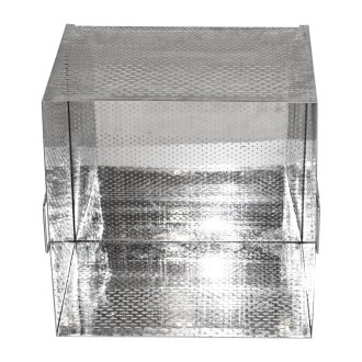 Fonditore di cera in acciaio inox 62 x 62 cm