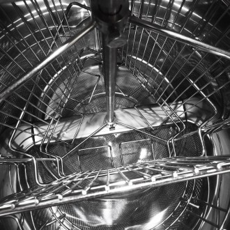 Smielatore con contenitore Mellarius OptiLine 3 telai con motore elettrico 230V P40