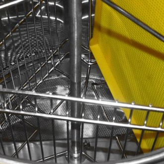 Smielatore con contenitore Mellarius OptiLine 3 telai con motore elettrico 230V P40