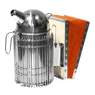 Affumicatore - grande - rotondo con gabbia ultra