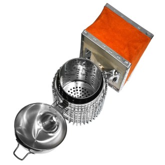 Affumicatore - grande - rotondo con gabbia ultra